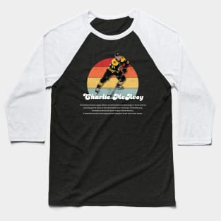 Charlie McAvoy Vintage Vol 01 Baseball T-Shirt